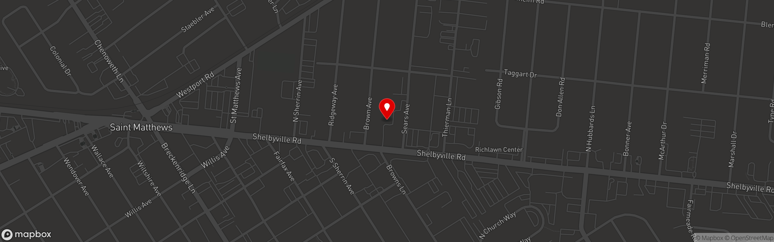 Street map pinning Lou Lou Food & Drink in Lou Lou Food & Drink