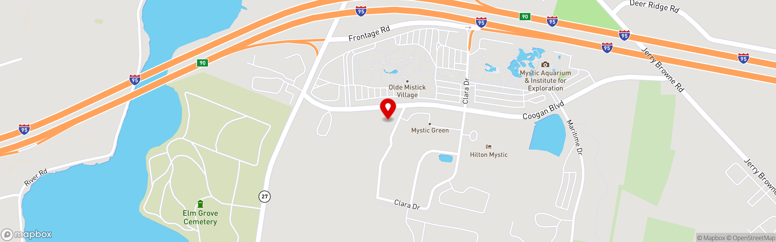 Street map pinning Rio Salado in Rio Salado