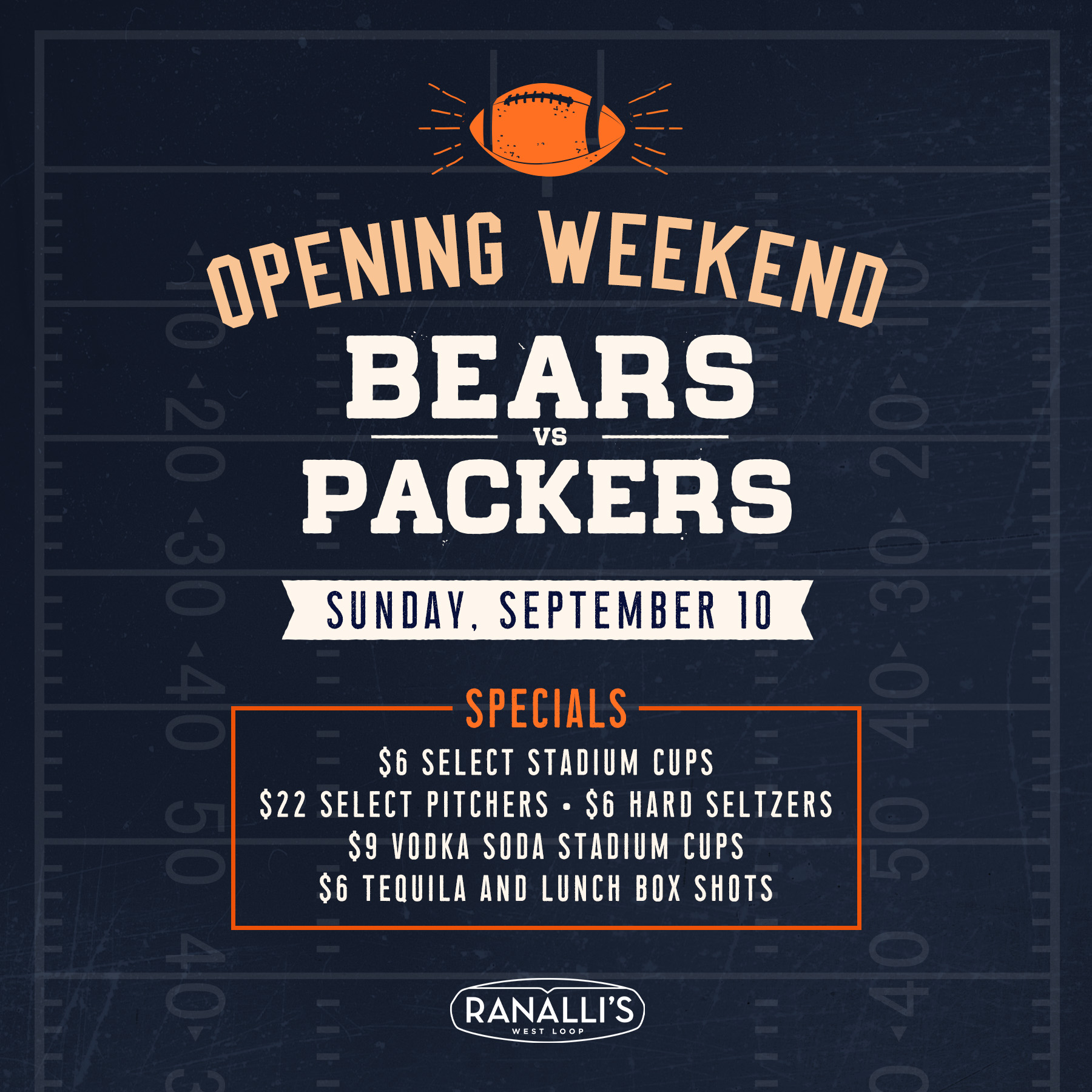 Chicago Bears vs. Green Bay Packers Tickets Sep 10, 2023 Chicago, IL