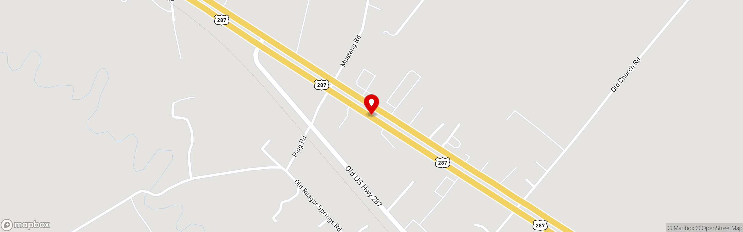 Street map pinning El Fenix Mexican Restaurant in Waxahachie