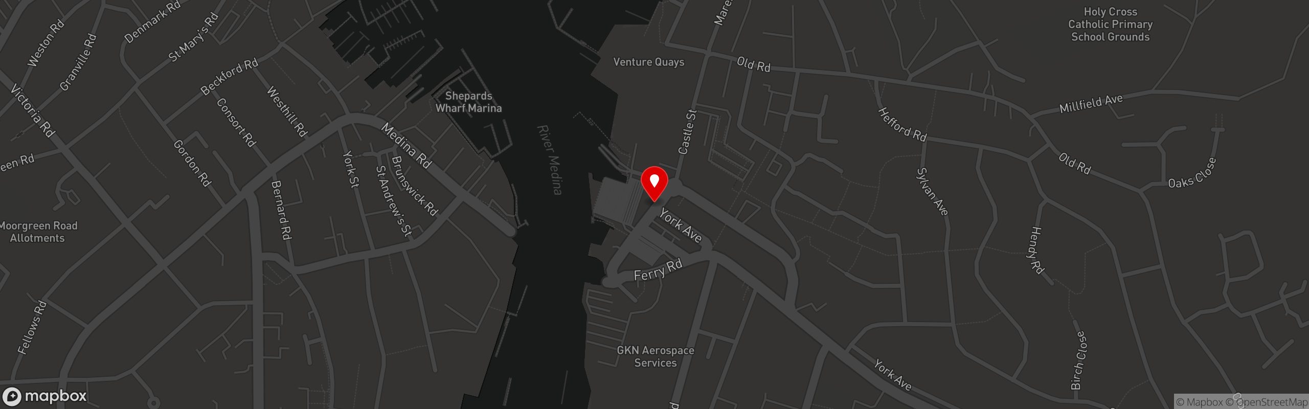 Street map showing the location of Prego in Prego