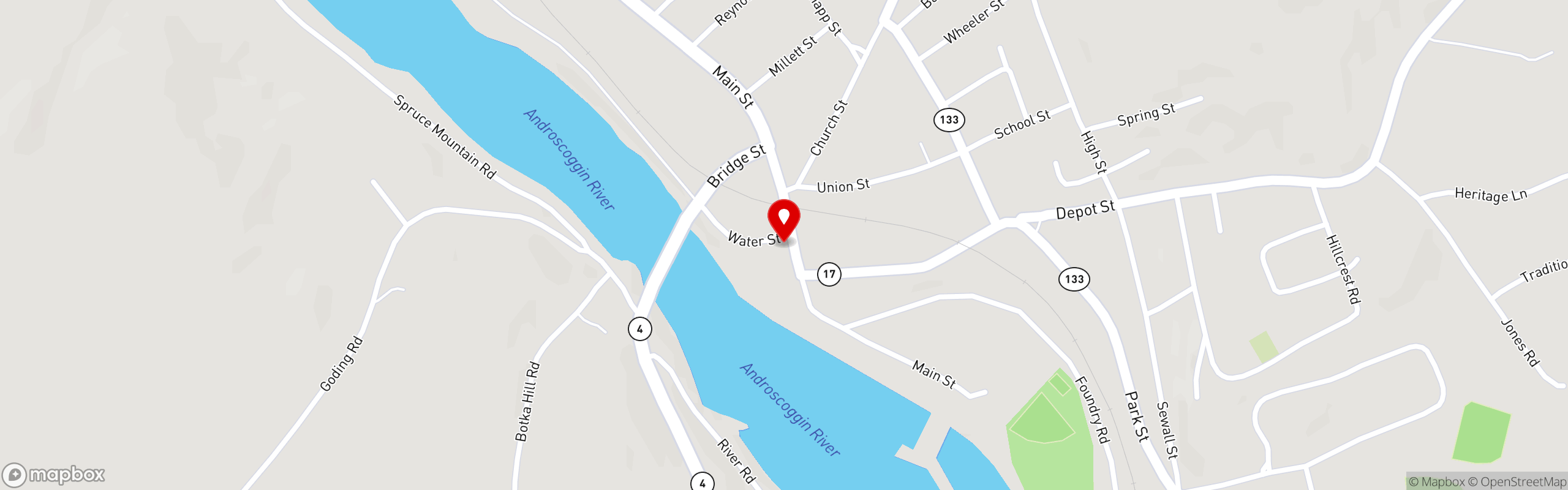 Street map pinning Stevie J's in Stevie J's