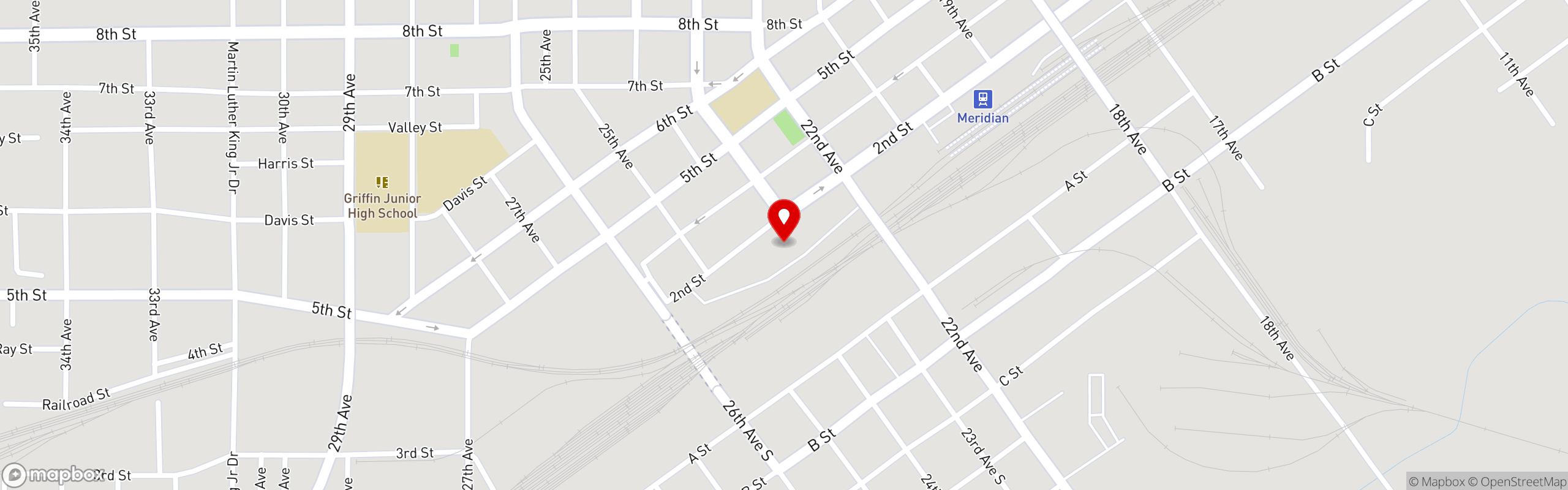 Street map pinning Don P's Taste of the Bayou in Don P's Taste of the Bayou