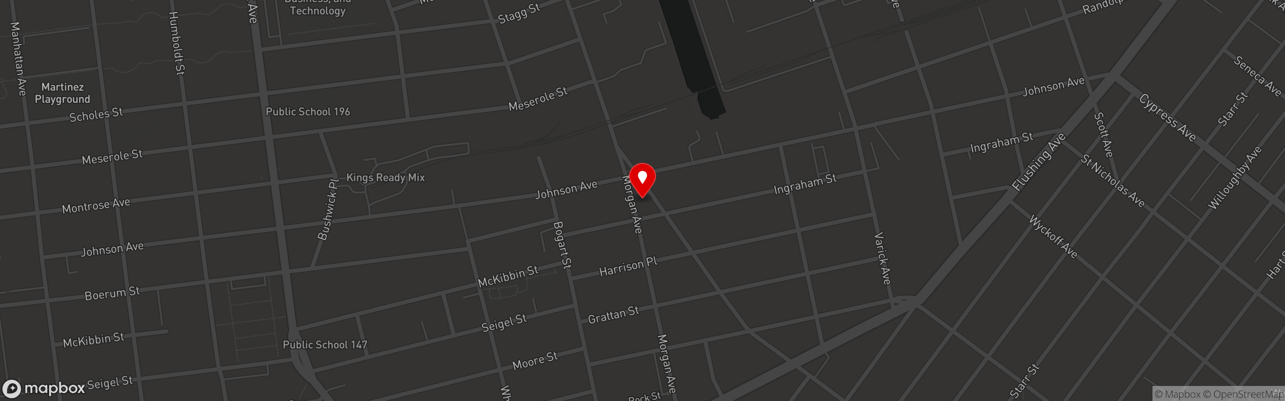 Street map pinning Don Rique's in Don Rique's - Brooklyn