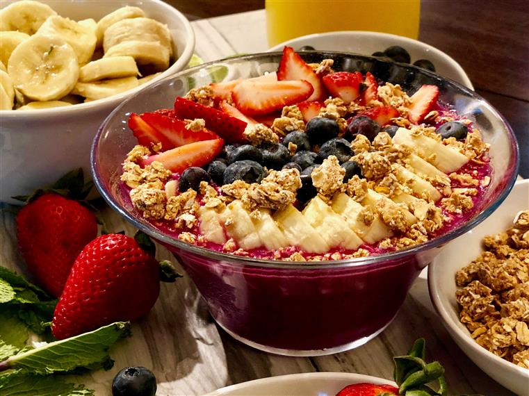 nightfruiti★bowl パップ Acai & Pitaya Bowls - Fuel Cafe - Health Food Restaurant in
