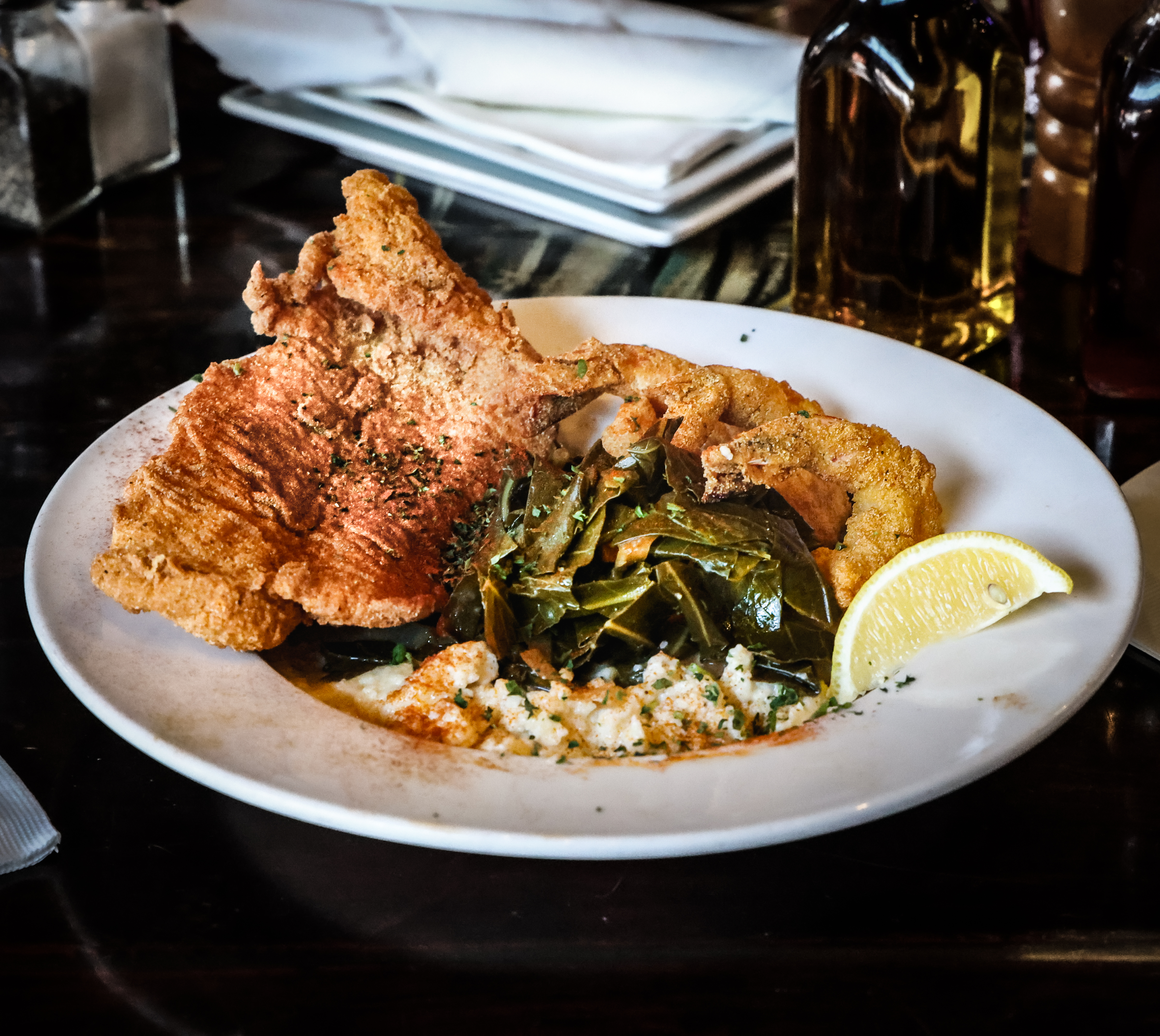 Fried Shrimp Platter Luke Wholey's Wild Alaskan Grille Seafood