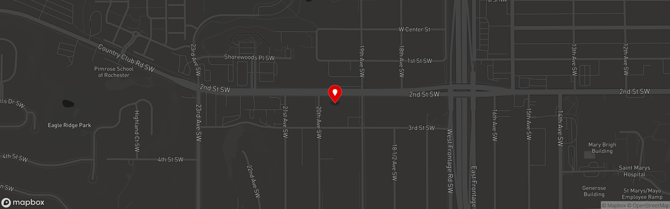 Street map pinning Beetle's Bar And Grill Kitchen Hours in Rochester