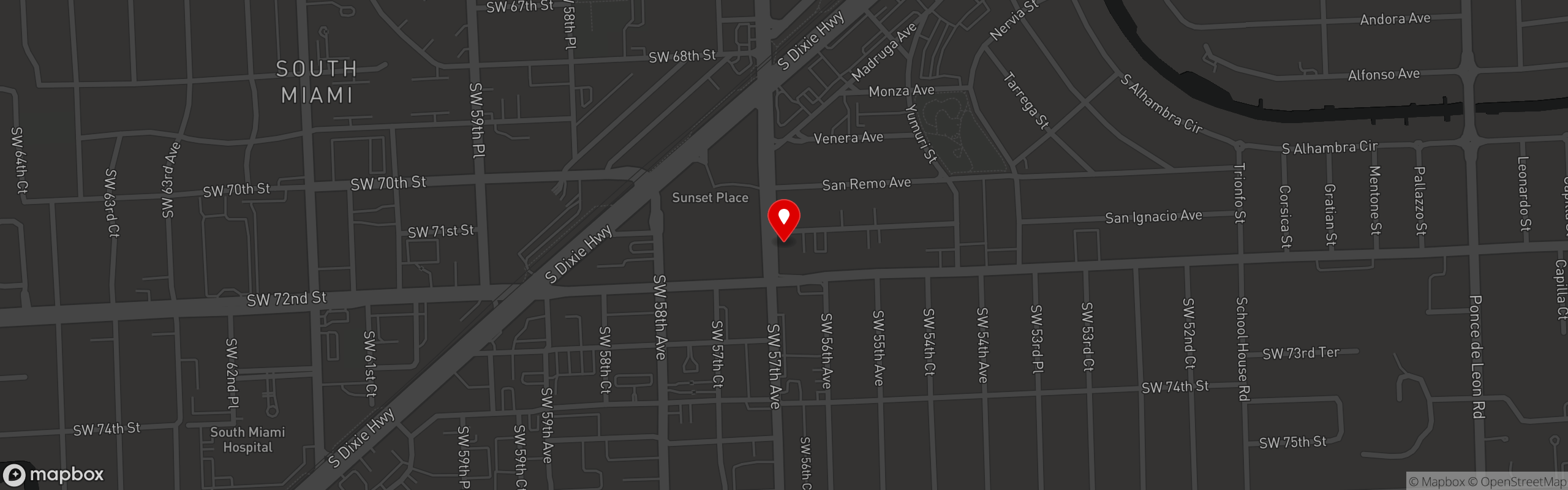 Street map pinning Beauty and The Butcher in Beauty and The Butcher
