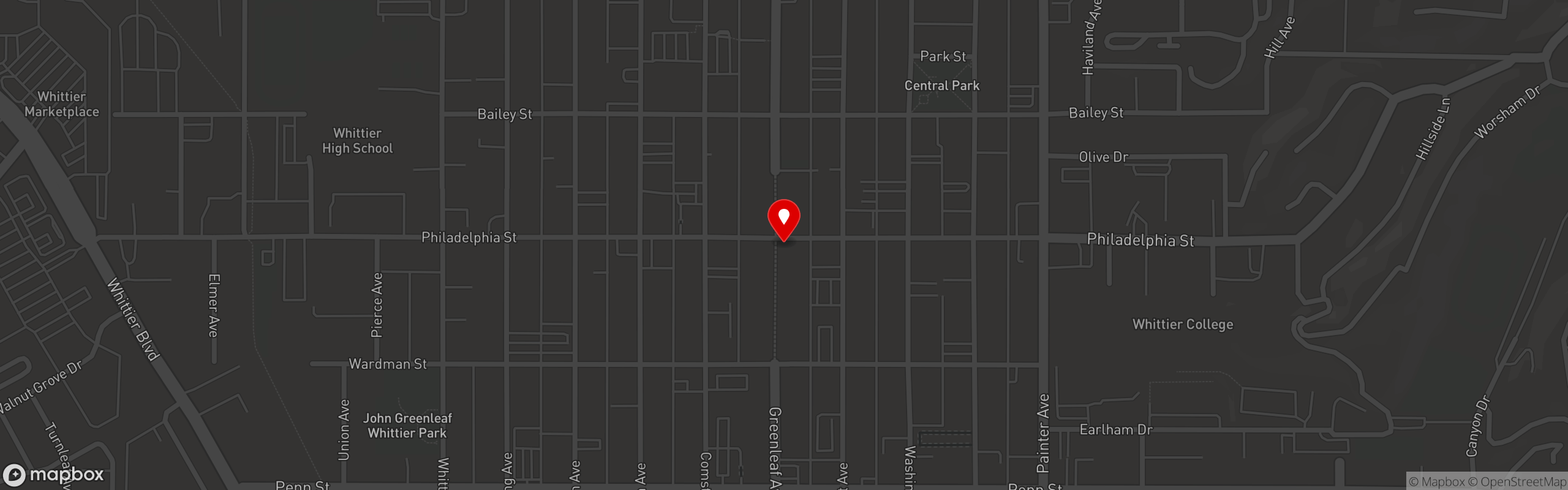 Street map pinning La Crosta Wood Fired Pizza in Brewery