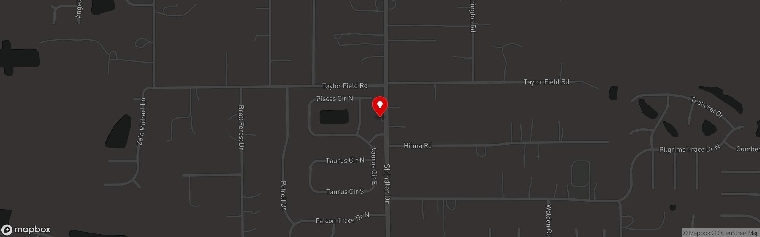 Street map pinning Holiday Wings & Grill in Holiday Wings & Grill