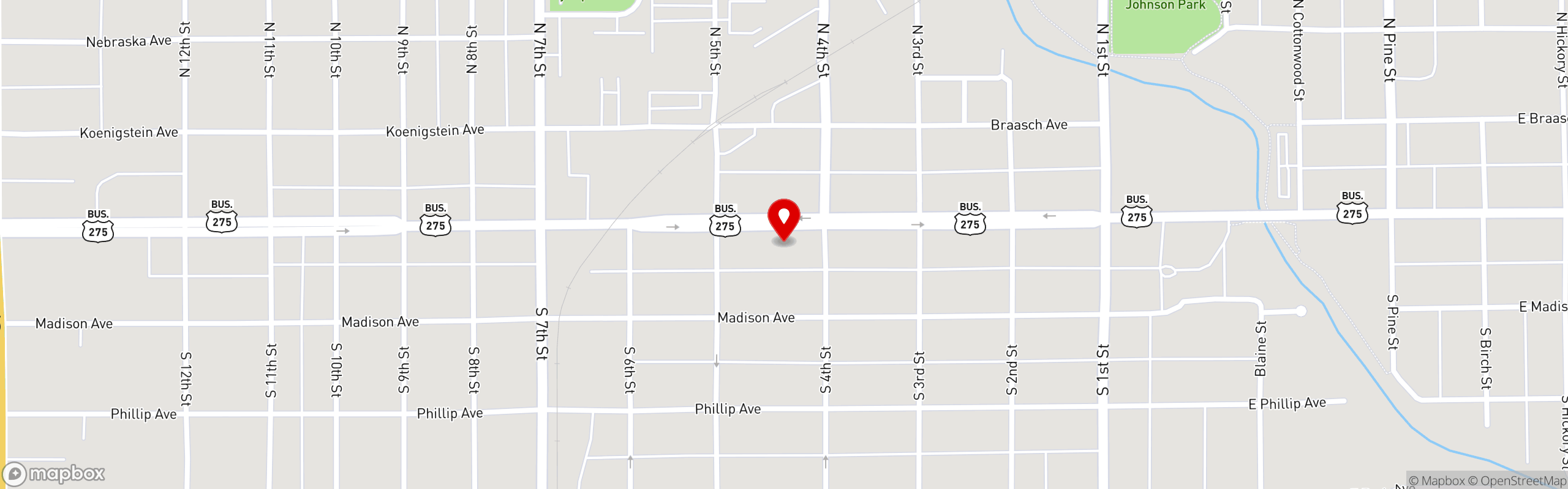 Street map pinning Aroma Circuit in Aroma Circuit