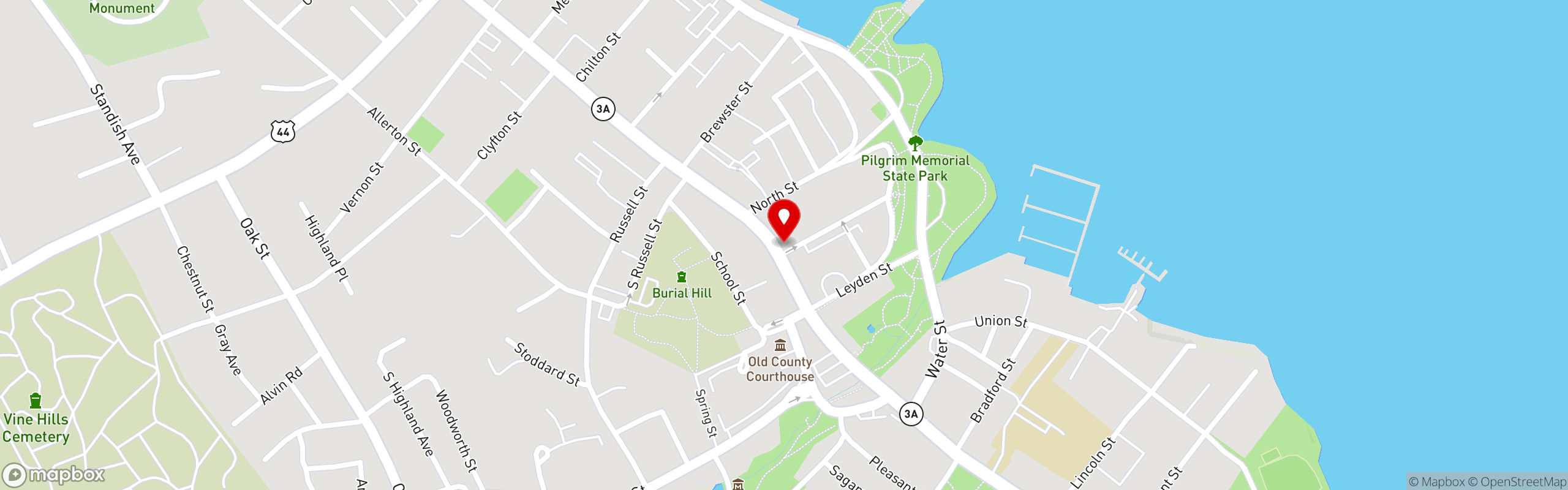 Street map pinning Speedwell Tavern in Plymouth