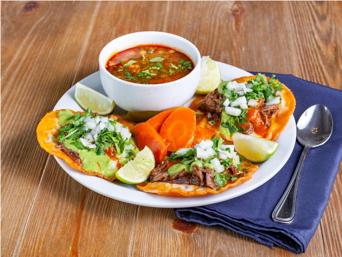 3. Birria Quesa Taco Platter - Lunch / Dinner - Taqueria El Guero - Mexican  Restaurant in CA