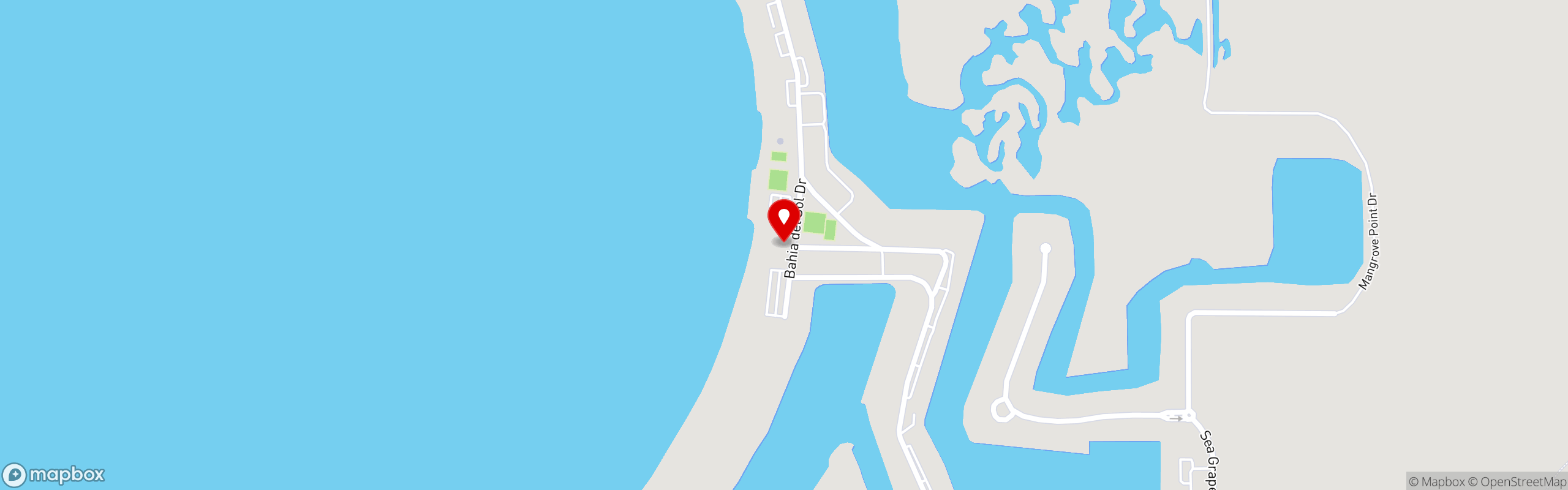 Street map pinning Sunset Bar & Grill at Little Harbor in Sunset Grill at Little Harbor