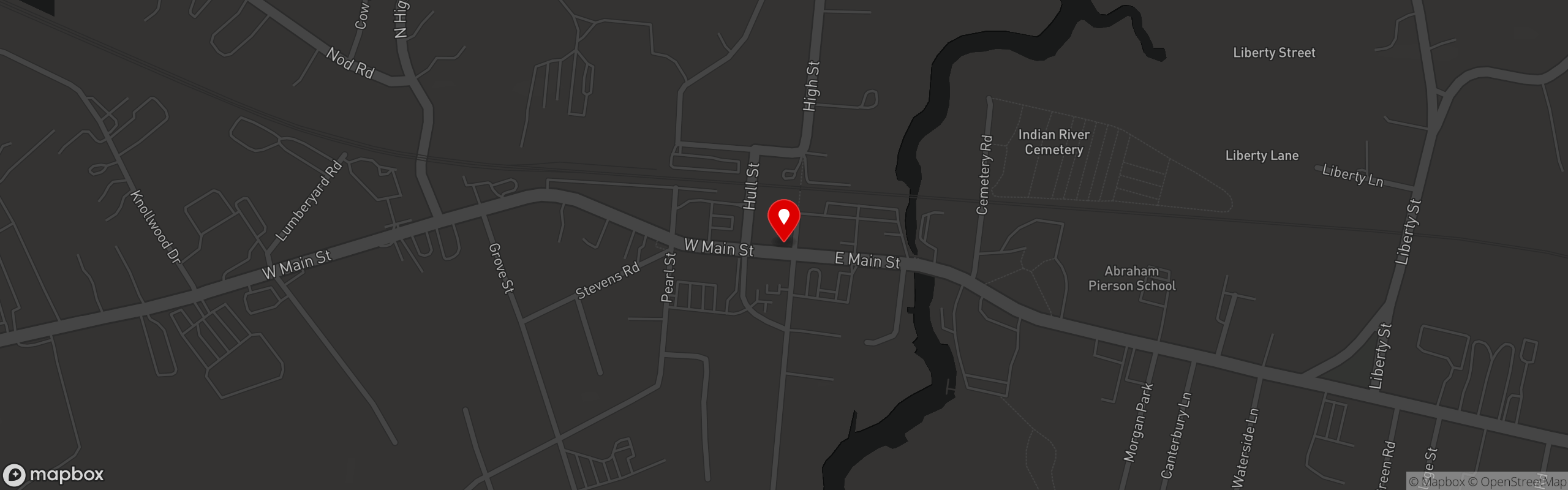 Street map pinning Nataz in Clinton