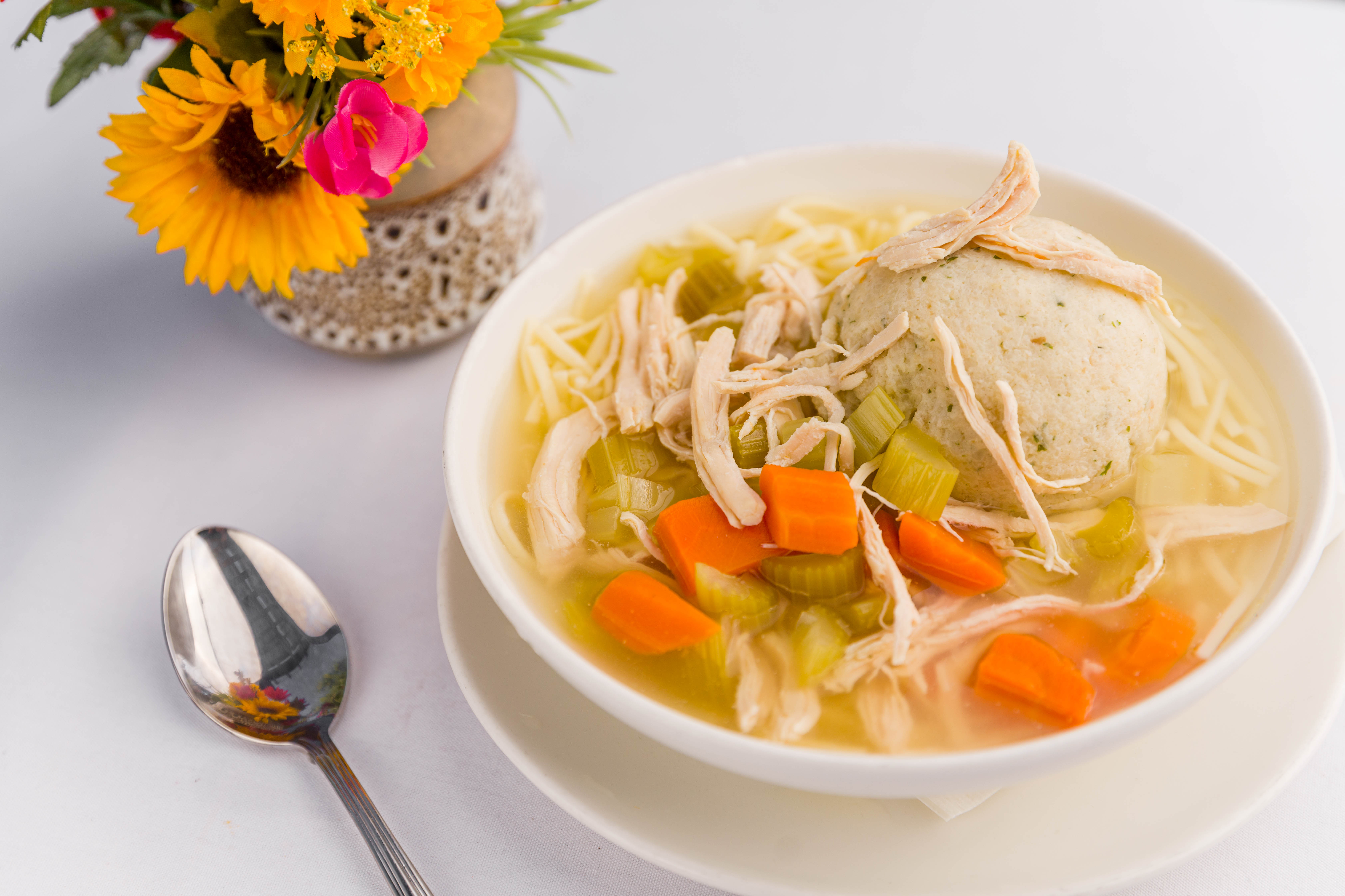 Matzo Ball Soup - Main Menu - Lovi's Deli - Delicatessen in