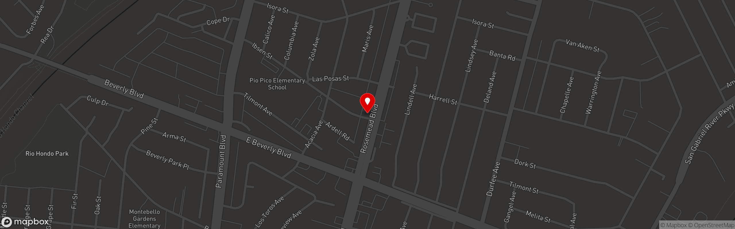 Street map pinning Mariscos Choix | Authentic Mexican Seafood Restaurant | Downey & Pico Rivera, CA in Pico Rivera