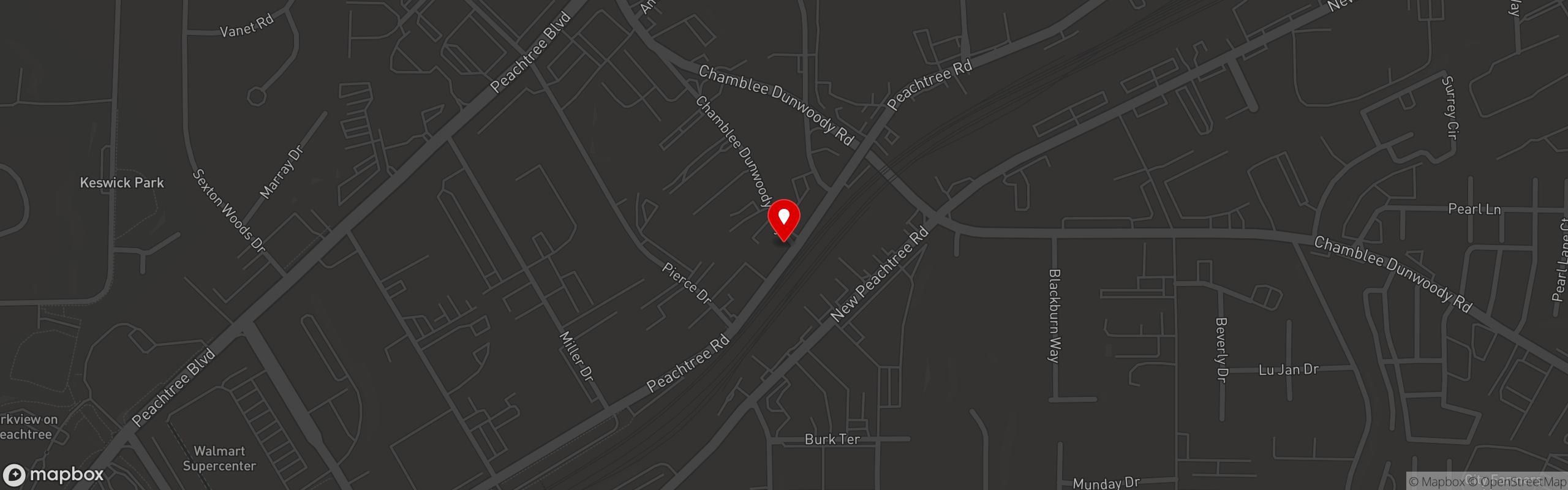 Street map pinning Antiguo Lobo in Antiguo Lobo
