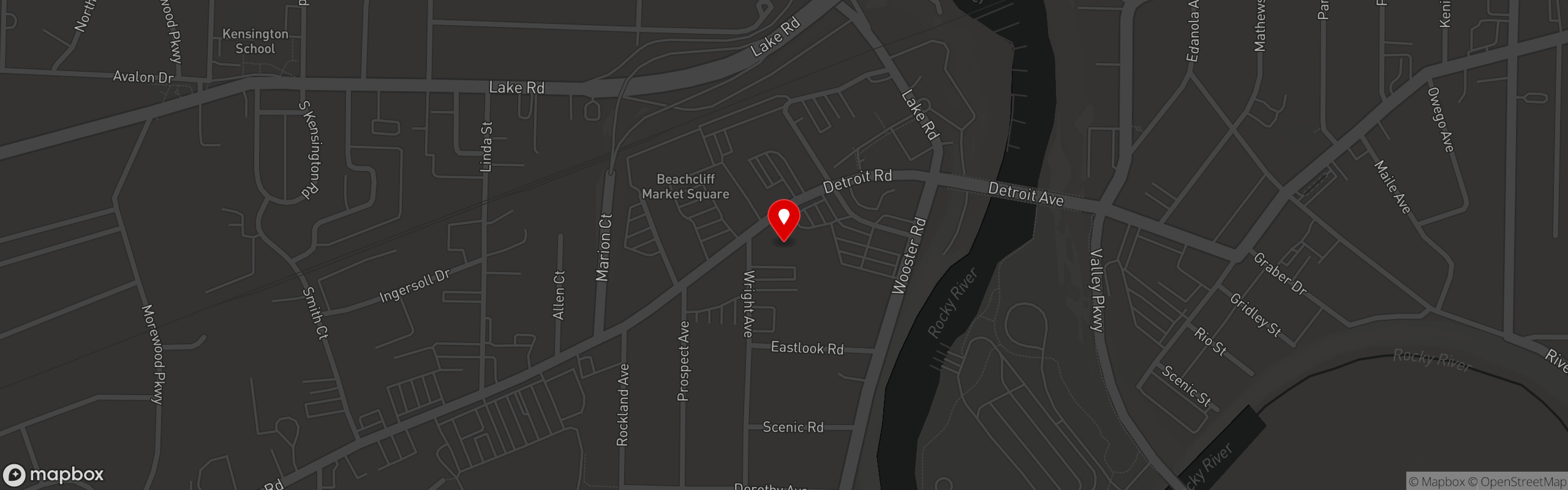 Street map pinning Sibling Revelry Kitchen in Now Open!