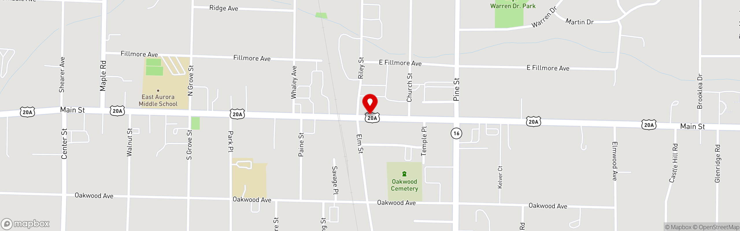 Street map pinning Taste Bistro & Coffee Bar in Taste Bistro & Coffee Bar