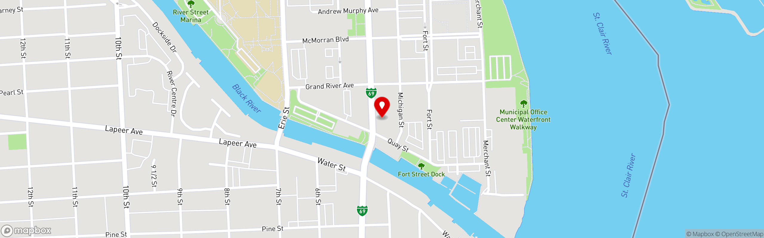 Street map pinning Lynch's Irish Tavern in Lynch's Irish Tavern