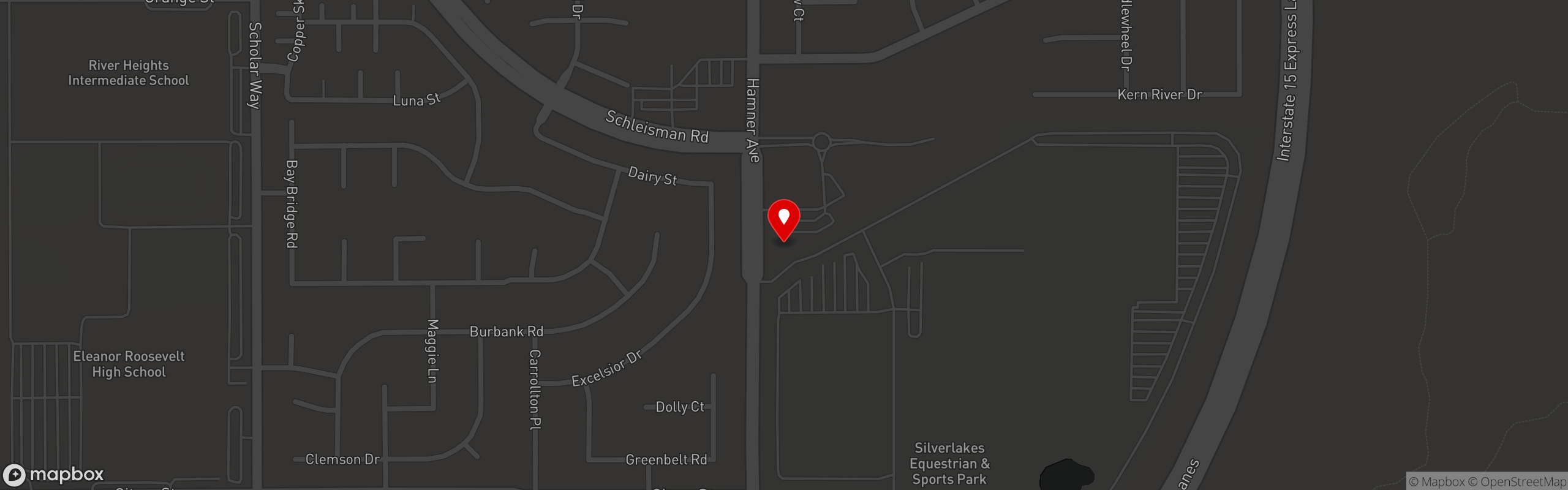 Street map pinning EASTVALE-Heroes in EASTVALE-Heroes