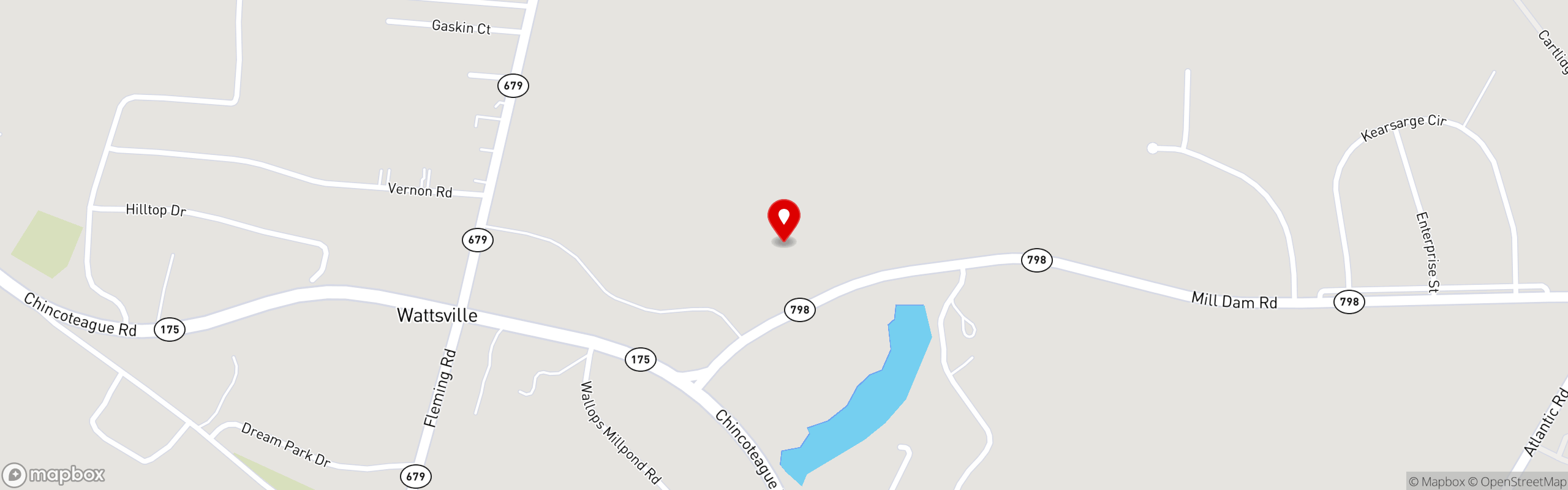 Street map pinning Amarin Coffee USA in AmaRin Coffee USA