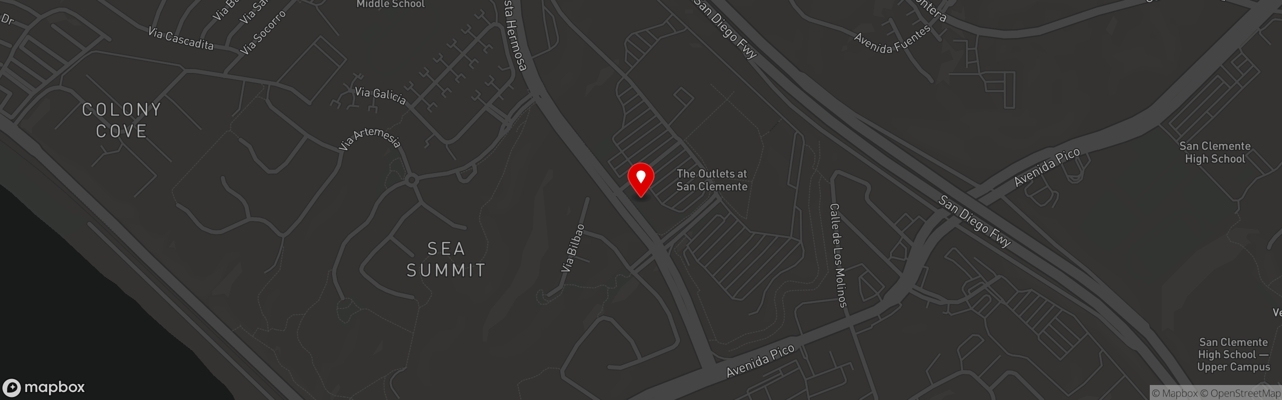 Street map pinning Asada Cantina + Kitchen in Asada Cantina + Kitchen