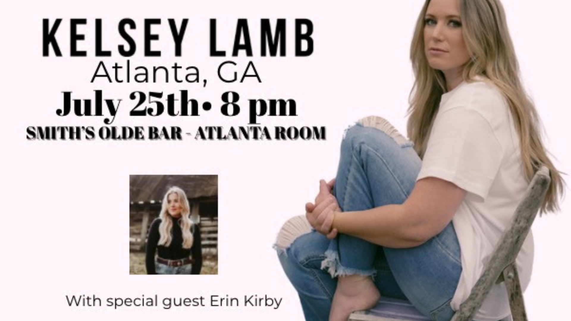 Kelsey Lamb with support from Erin Kirby - Smith's Olde Bar - Live
