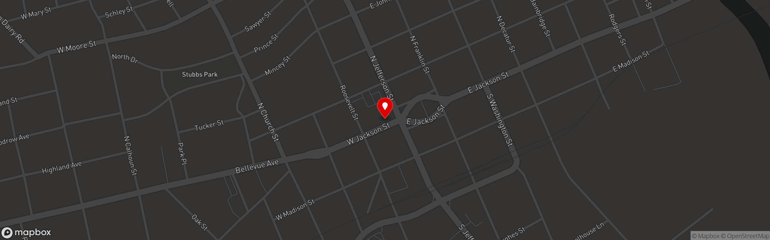 Street map pinning Company Supply in Company Supply