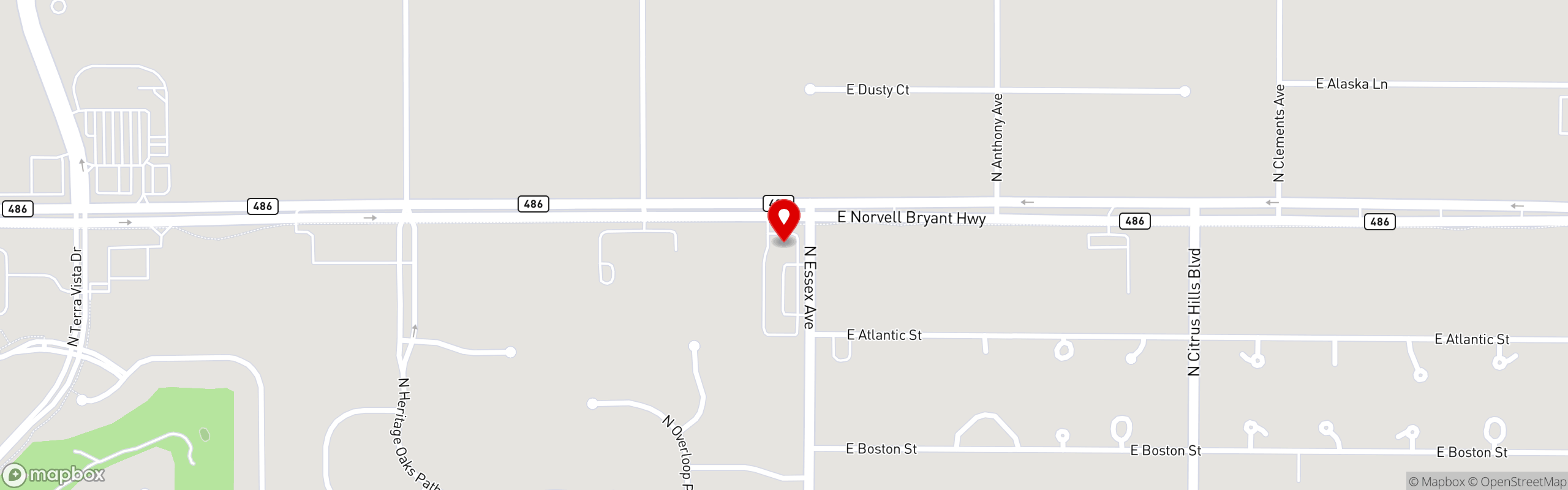 Street map pinning Angelo's Pizzeria & Ristorante in Angelo's Pizzeria & Ristorante