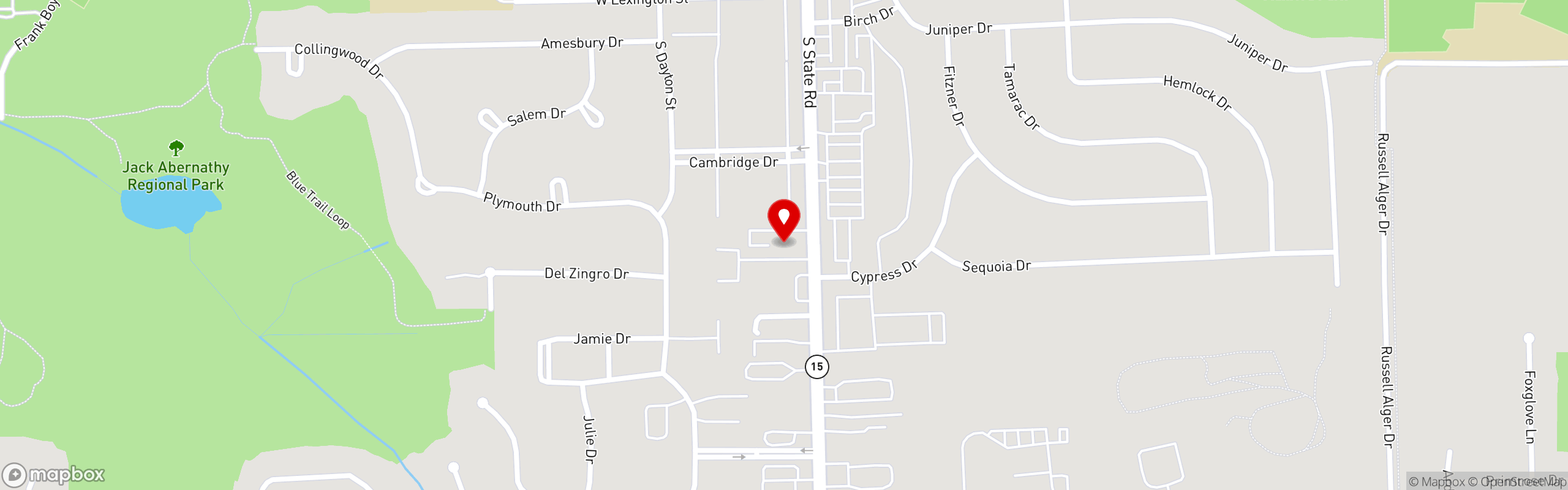 Street map pinning Charcoal & Ash in Charcoal and Ash