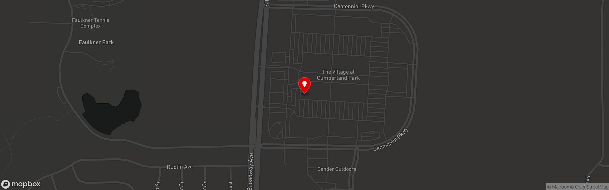 Street map pinning FD's Grill House in FD's Grill House