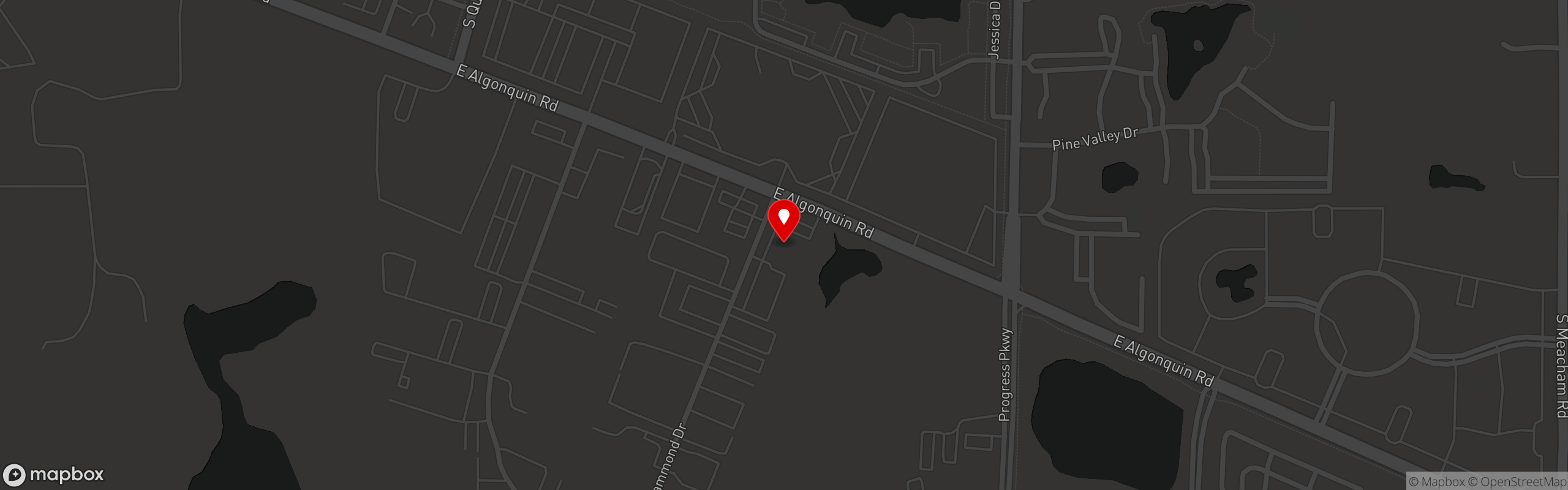 Street map pinning Drink Nightclub in Drink