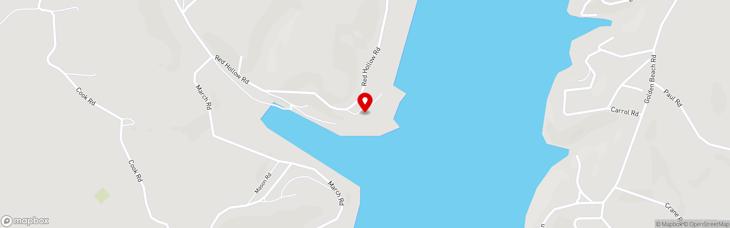 Street map pinning Coconuts At The Lake in Lake of the Ozarks