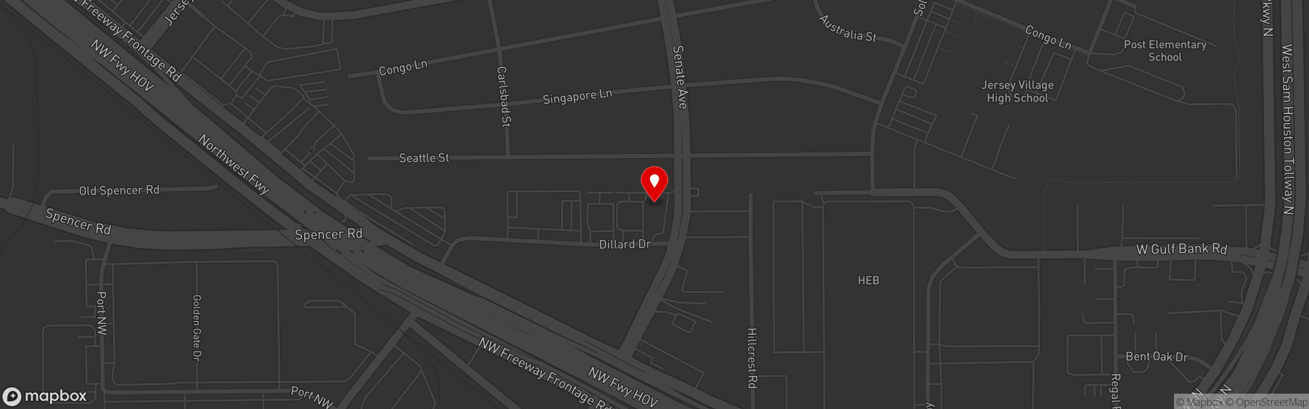 Street map pinning Senate Avenue Brewing Company in Senate Avenue Brewing Company