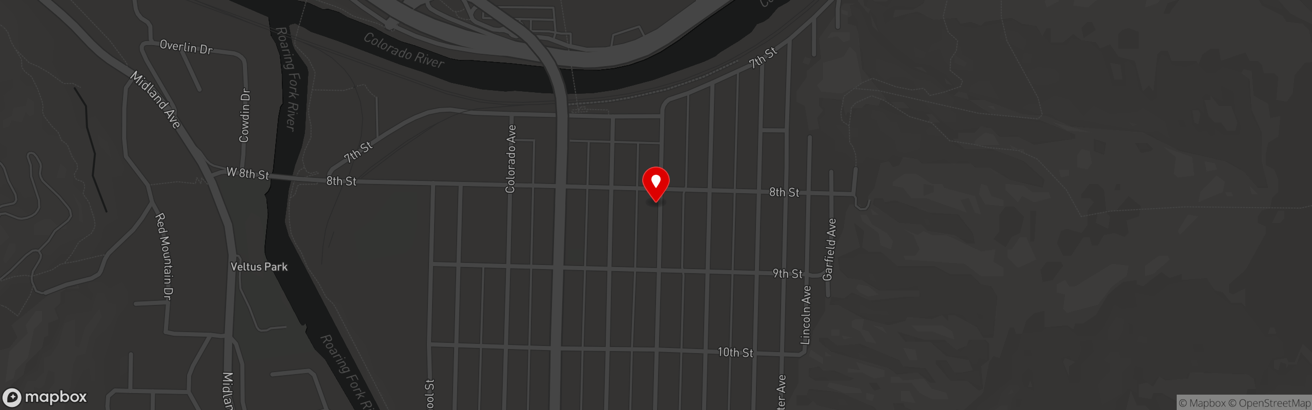 Street map pinning Mountain Goat Sandwich in Mtn. Goat Sandwich