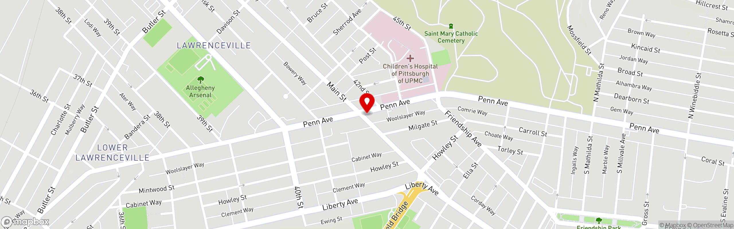 Street map pinning El Sabor in El Sabor