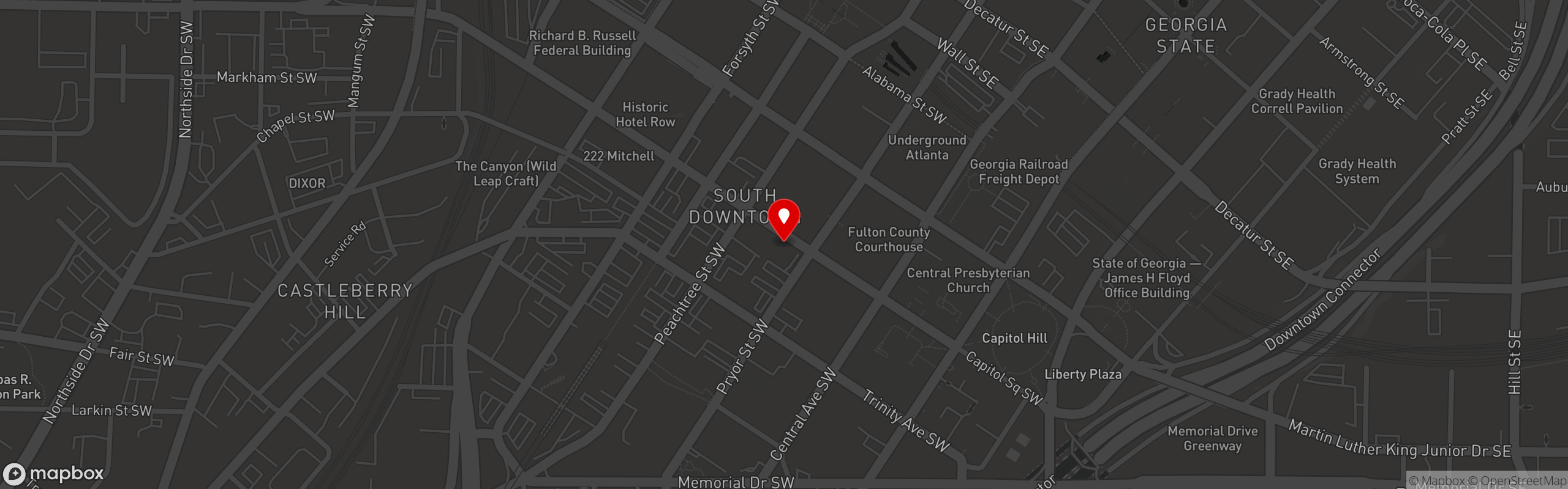 Street map pinning Gotta Have It in Gotta Have it Catering
