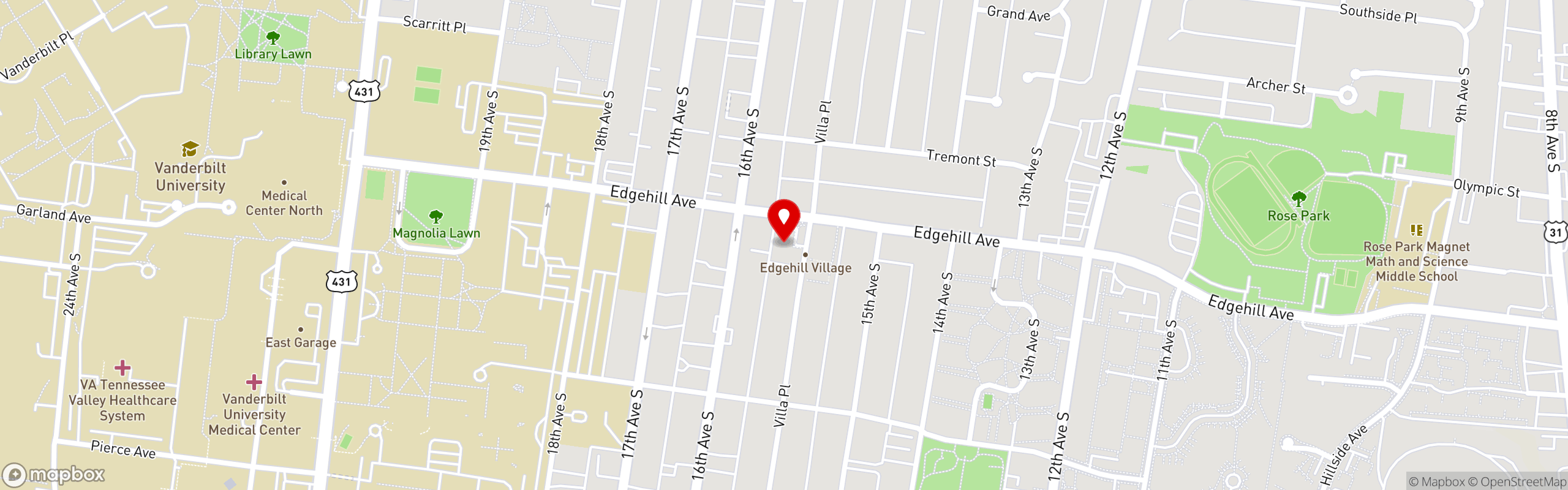Street map pinning Egghill in Egghill