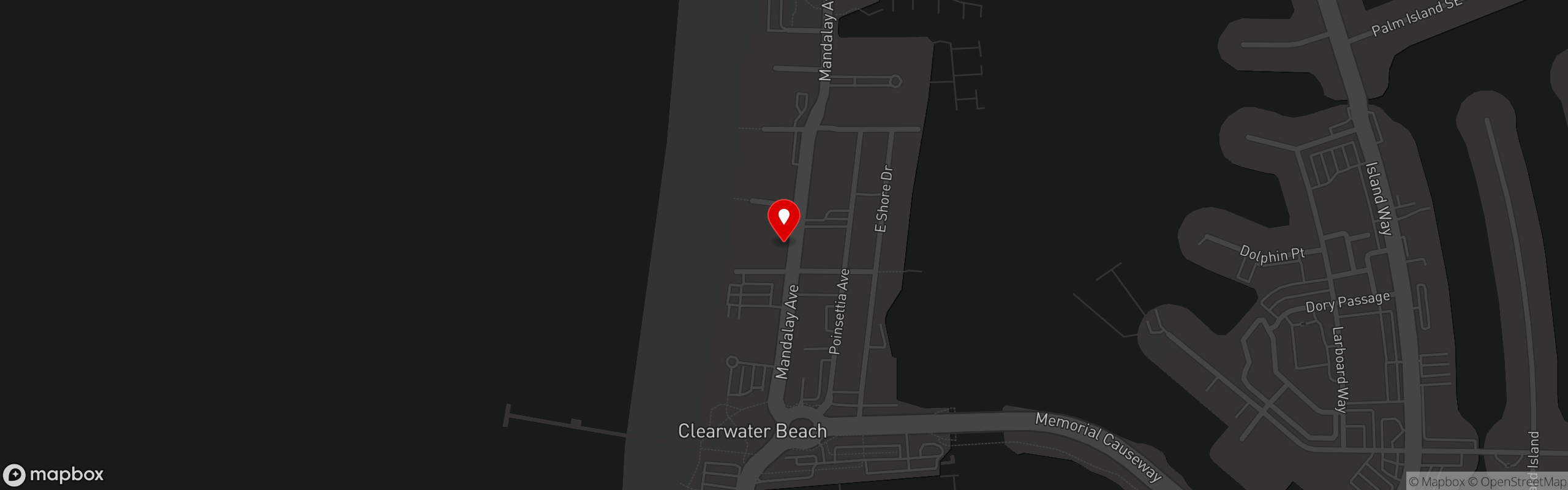 Street map pinning The Boxer Kitchen & Bar in Mandalay