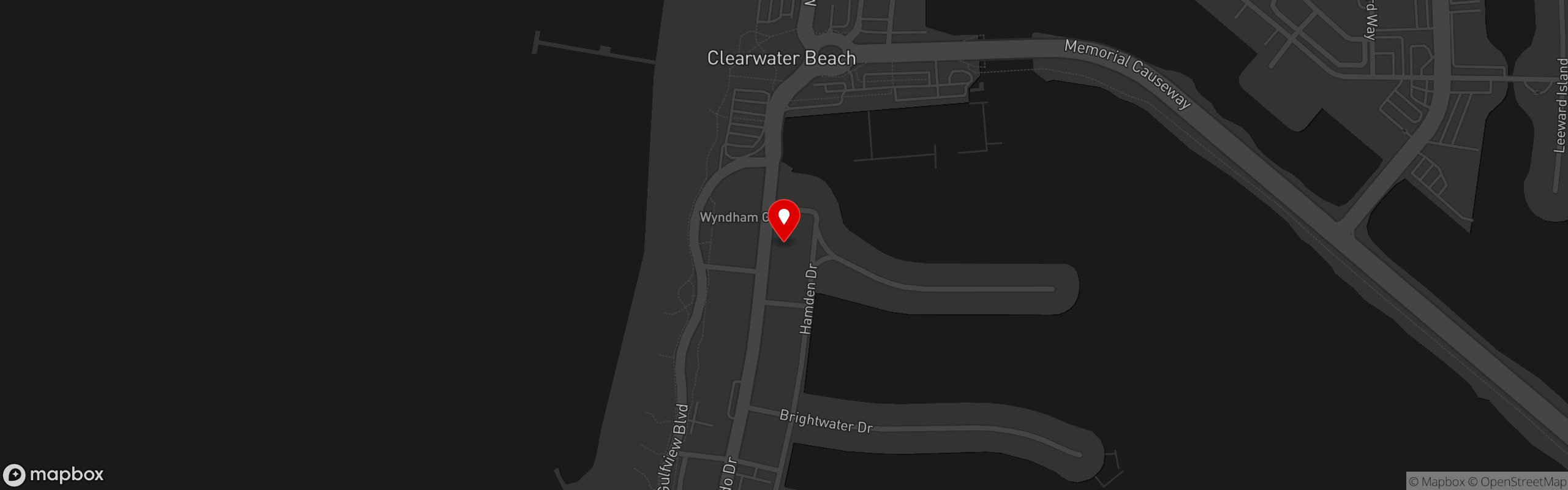 Street map pinning The Boxer Kitchen & Bar in Coronado