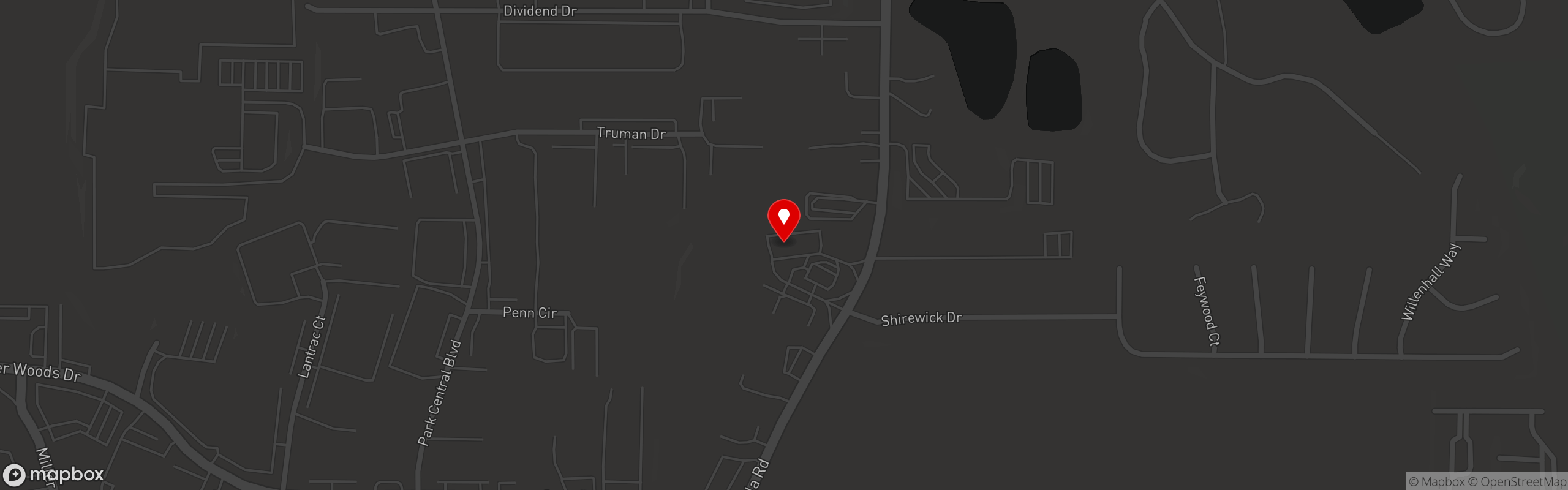 Street map pinning Spice House in Lithonia