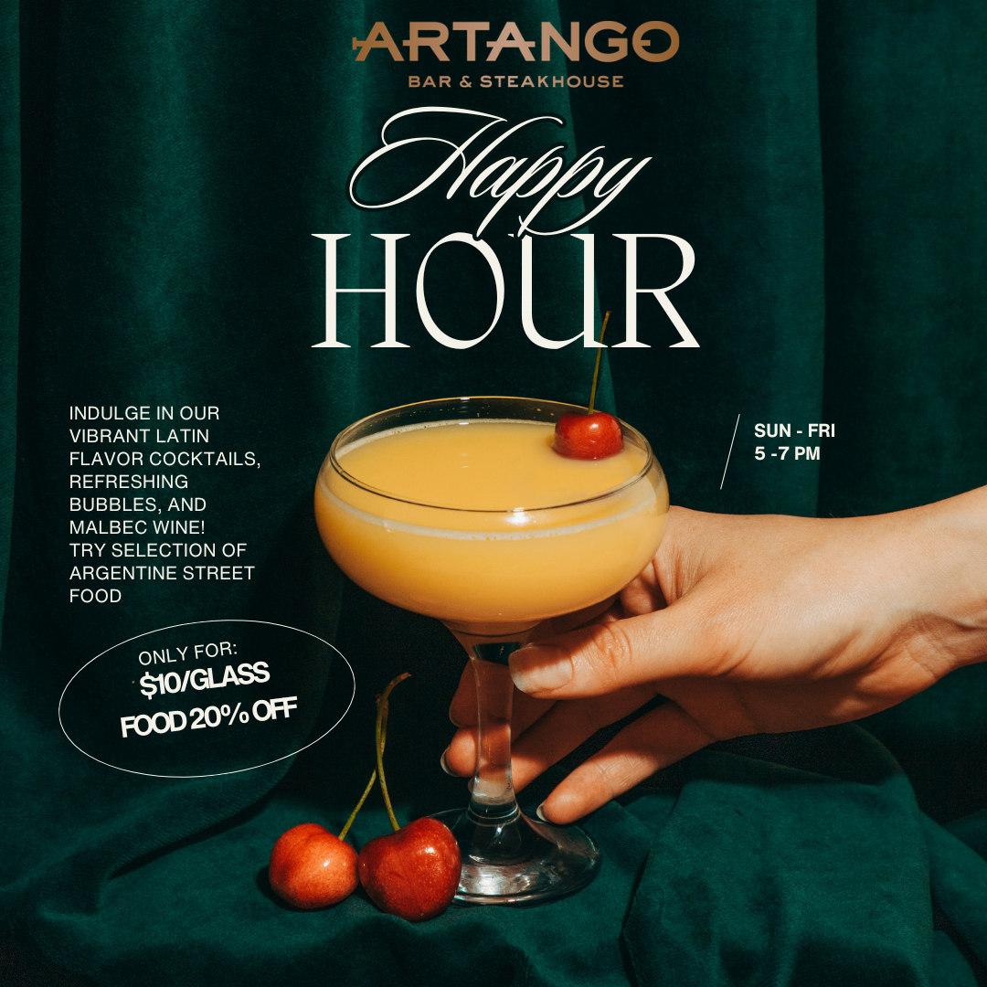 Happy Hour - Artango Bar and Steakhouse - Argentinian Restaurant 