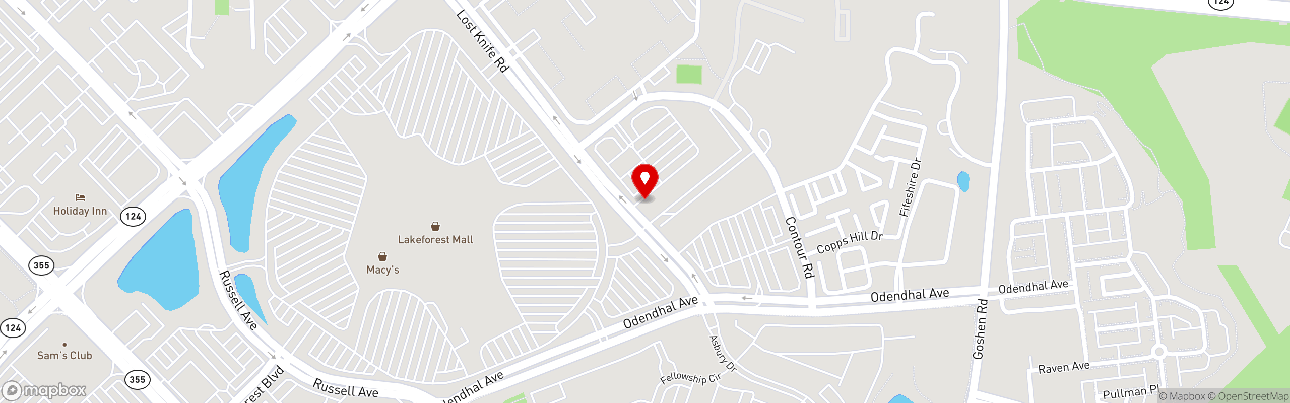 Street map pinning Crisp & Juicy in Crisp & Juicy - Gaithersburg