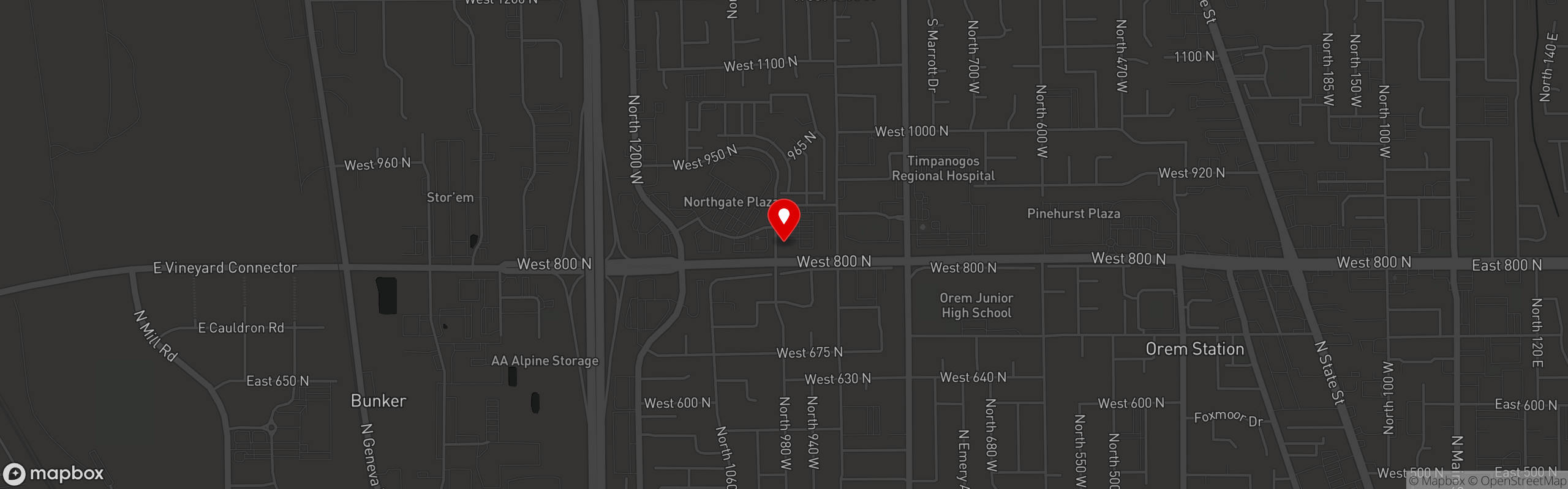 Street map pinning Milagros in Milagros