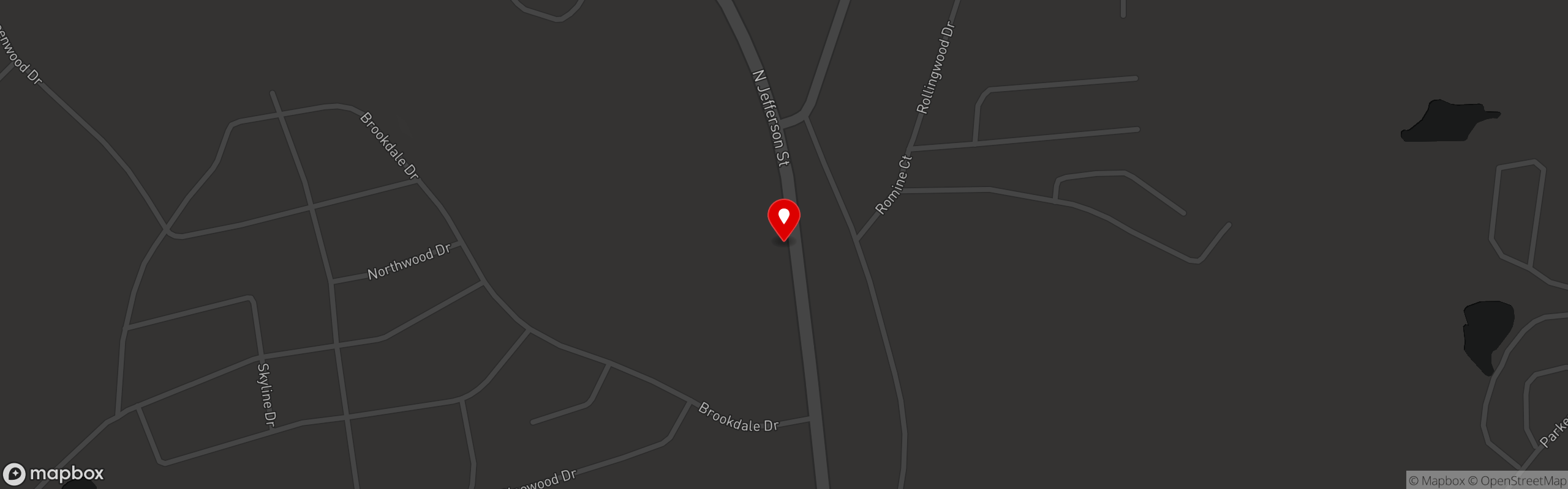 Street map pinning Candace Jamaican Bar and Grill in Candace Jamaican Bar and Grill