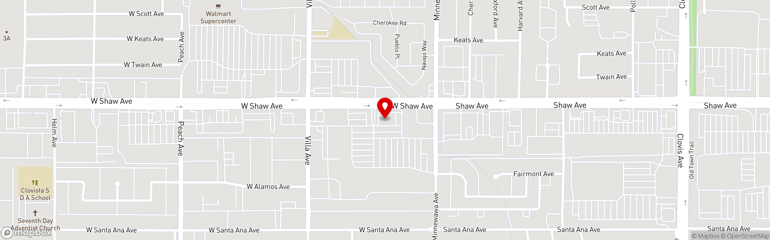 Street map pinning Dosan A Social Eatery in Dosan A Social Eatery