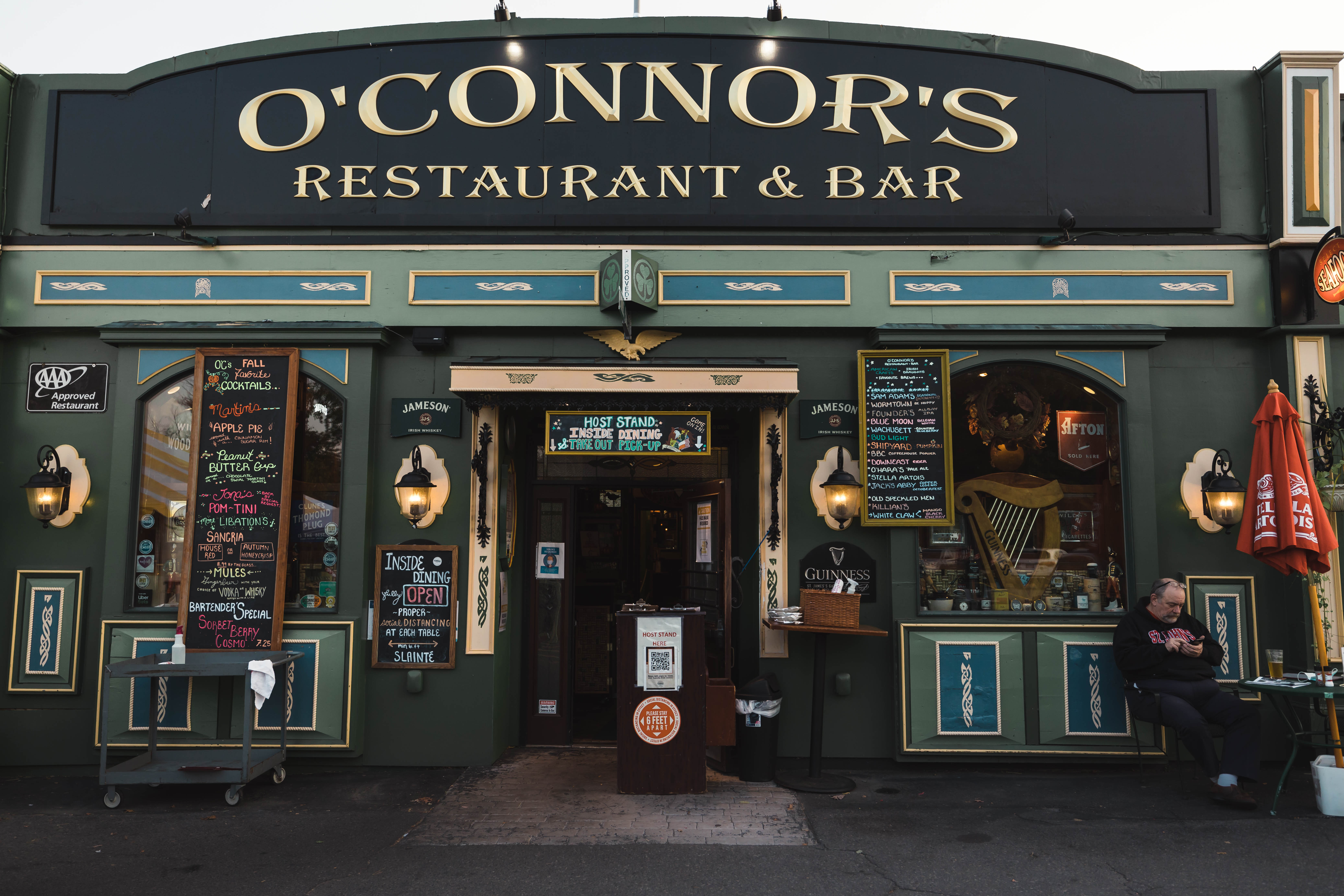 O Connor S Restaurant Bar Irish Restaurant In Worcester Ma