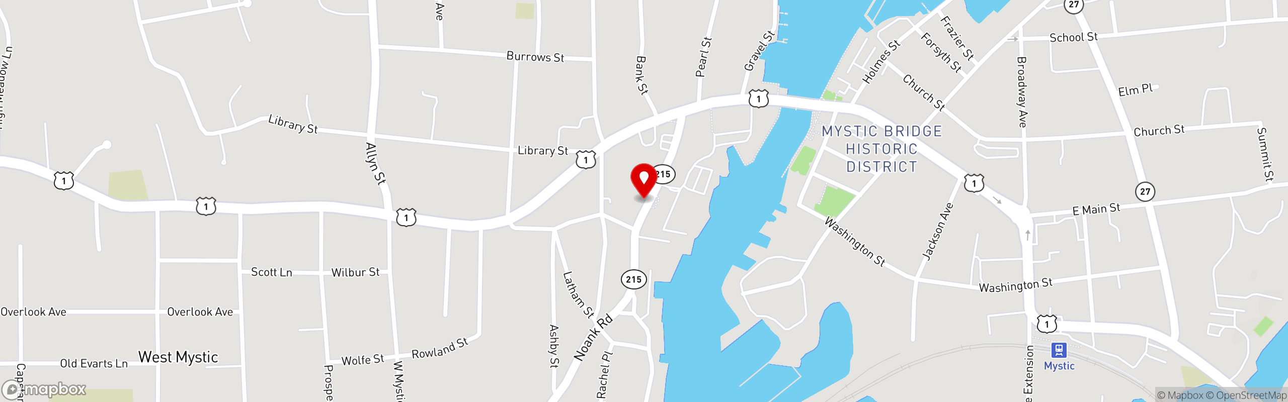 Street map pinning Friar Tuck's Tavern in Friar Tuck's Tavern